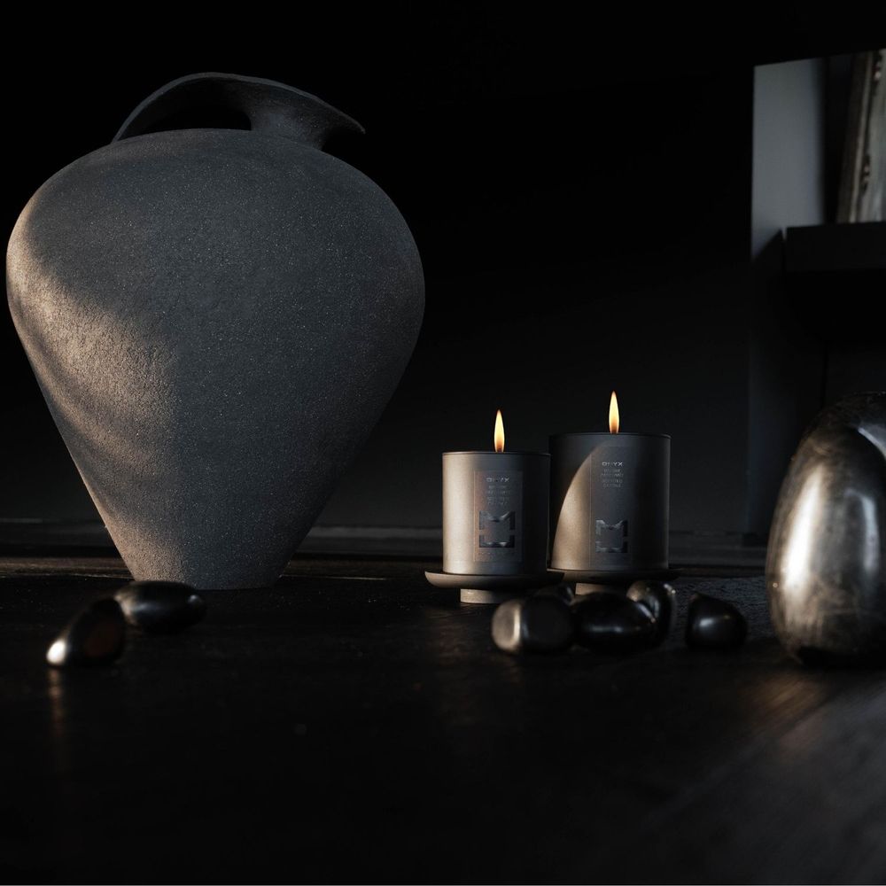 Candles - ONYX 280g Scented Candle - MURIEL UGHETTO