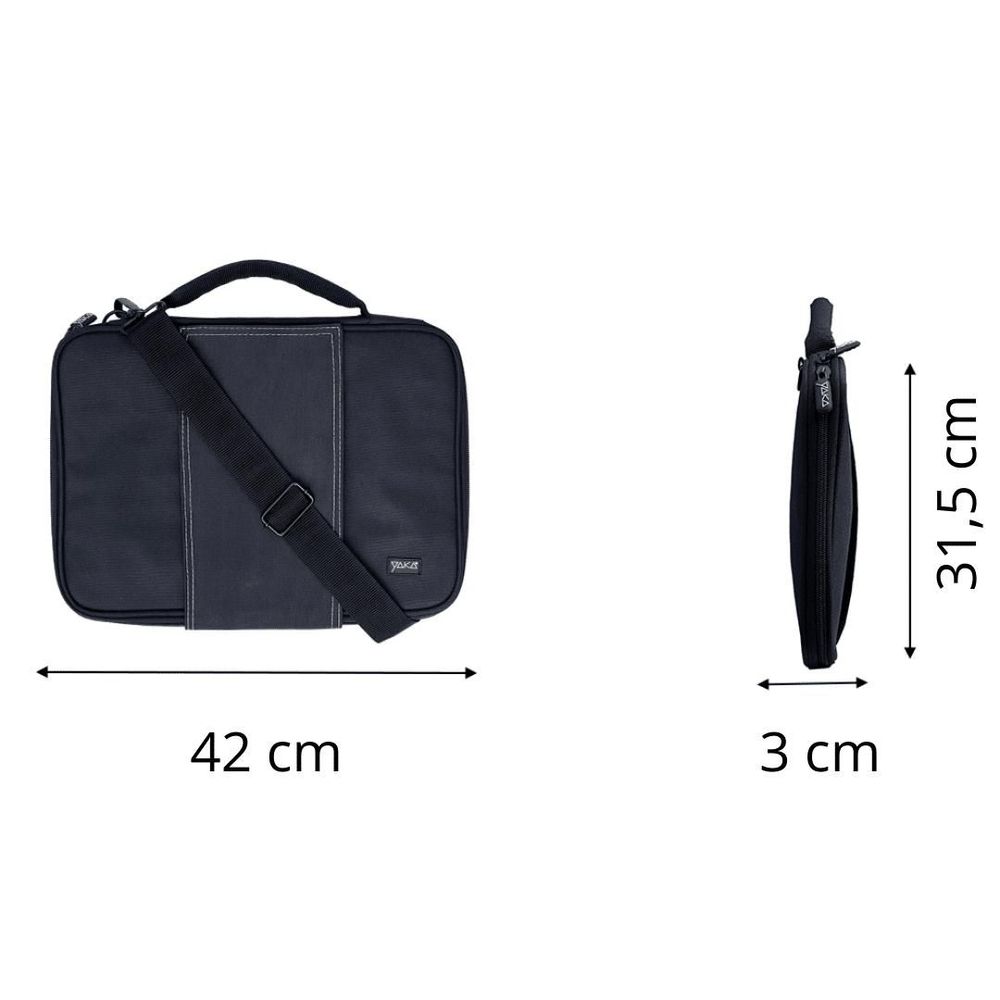 Petite maroquinerie - Sac ordinateur portable 13.3'' et 15.6'' Noir - YAKA