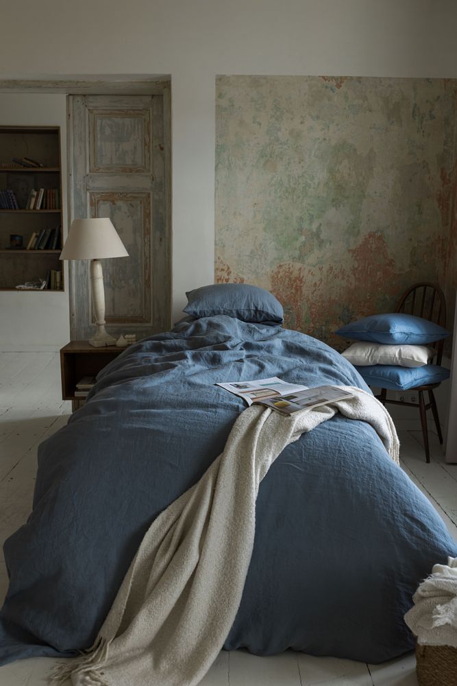 Comforters and pillows - Dark Grey Linen Duvet Cover - LINEN SPELLS