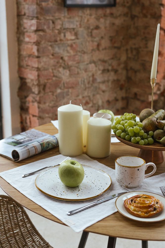 Table linen - White Linen Placemats - LINEN SPELLS