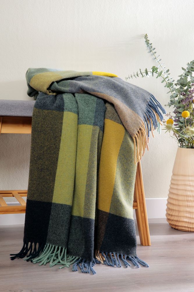 Throw blankets - Cashmere Jacquard Throws - BIEDERLACK