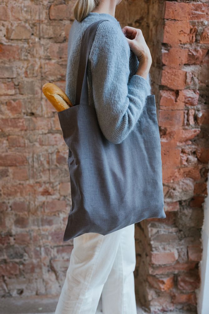 Homewear - Linen Everyday Daily Tote Bag - LINEN SPELLS