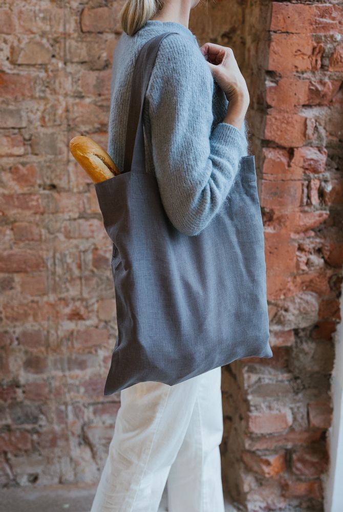 Homewear - Linen Everyday Daily Tote Bag - LINEN SPELLS