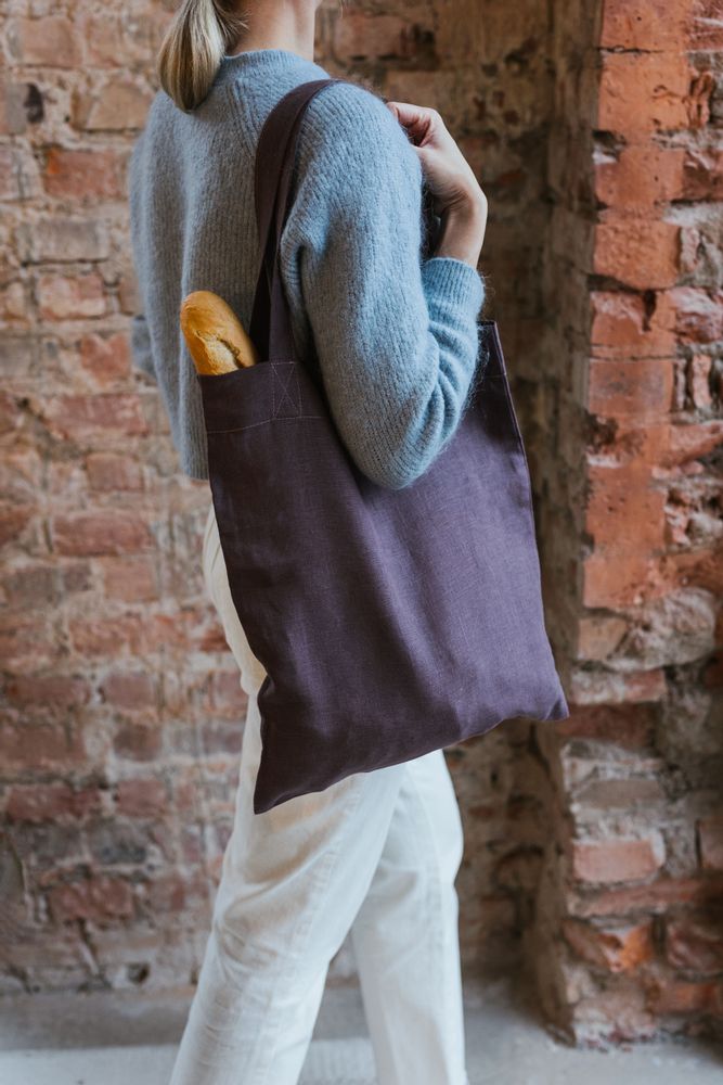 Homewear - Linen Everyday Daily Tote Bag - LINEN SPELLS