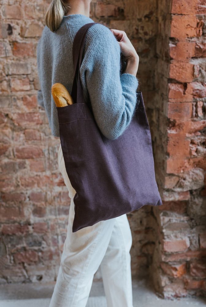 Homewear - Linen Everyday Daily Tote Bag - LINEN SPELLS
