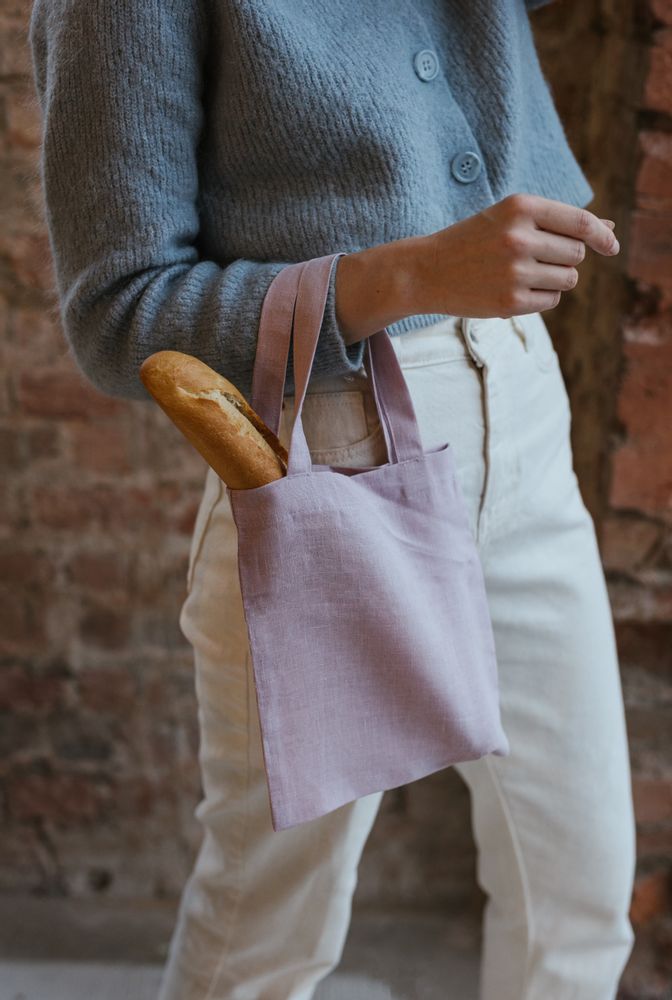 Homewear - Linen Everyday Daily Tote Bag - LINEN SPELLS