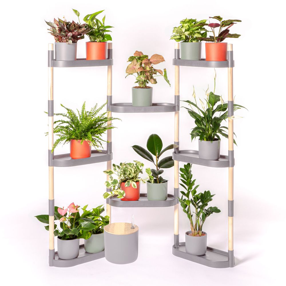 Shelves - CitySens Self-watering 8-tray plant shelves - CITYSENS