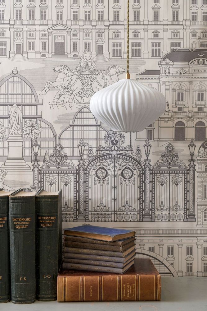 Suspensions - Luminaire BERENICE en porcelaine de Limoges - REMINISCENCE HOME