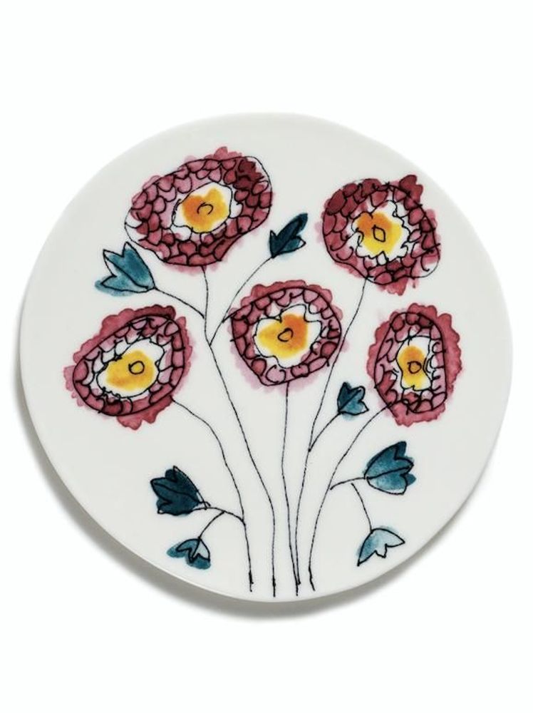 Formal plates - Midnight Flowers by Marni - SERAX & VALERIE_OBJECTS