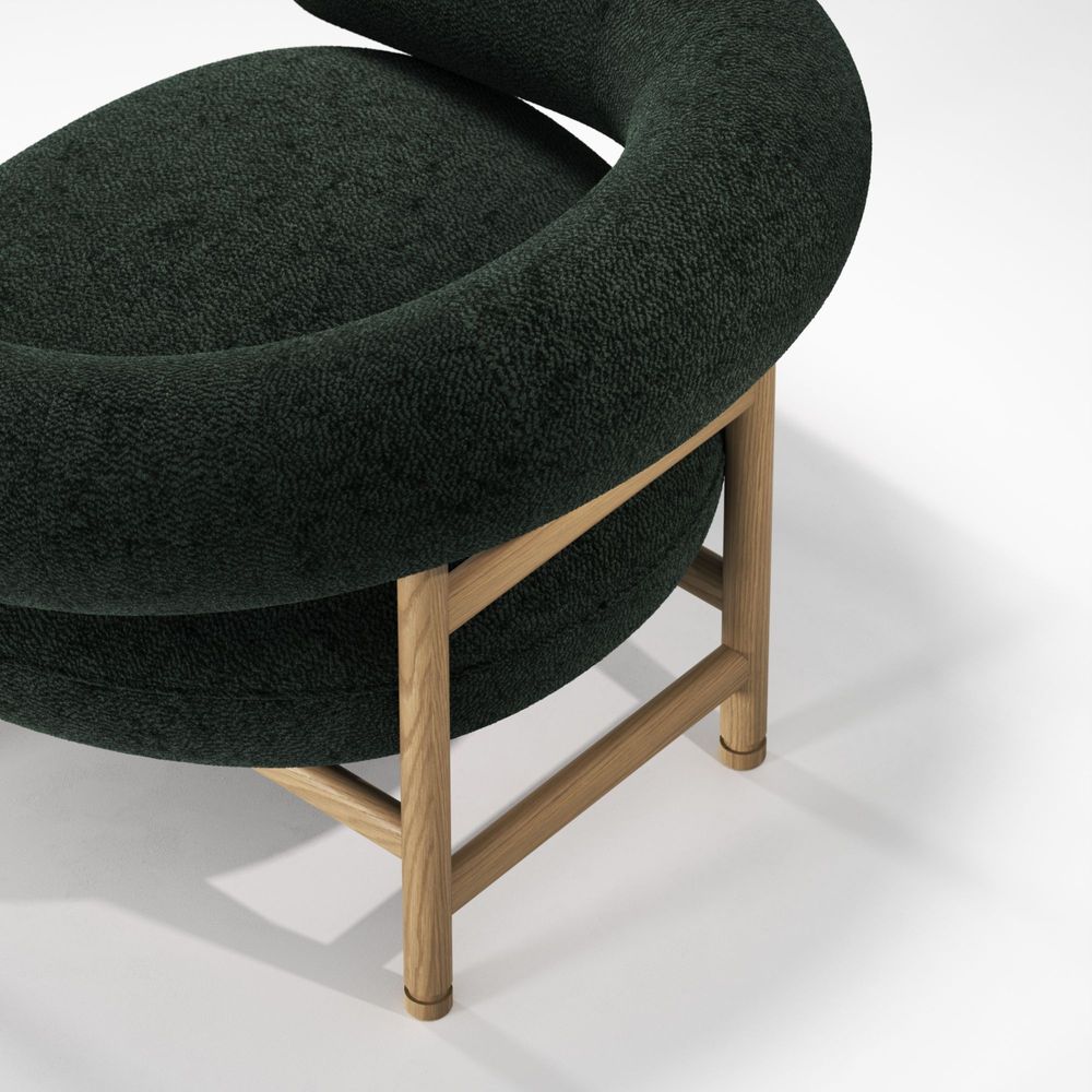 Lounge chairs for hospitalities & contracts - Loop Lounge Chair - WEWOOD - PORTUGUESE JOINERY