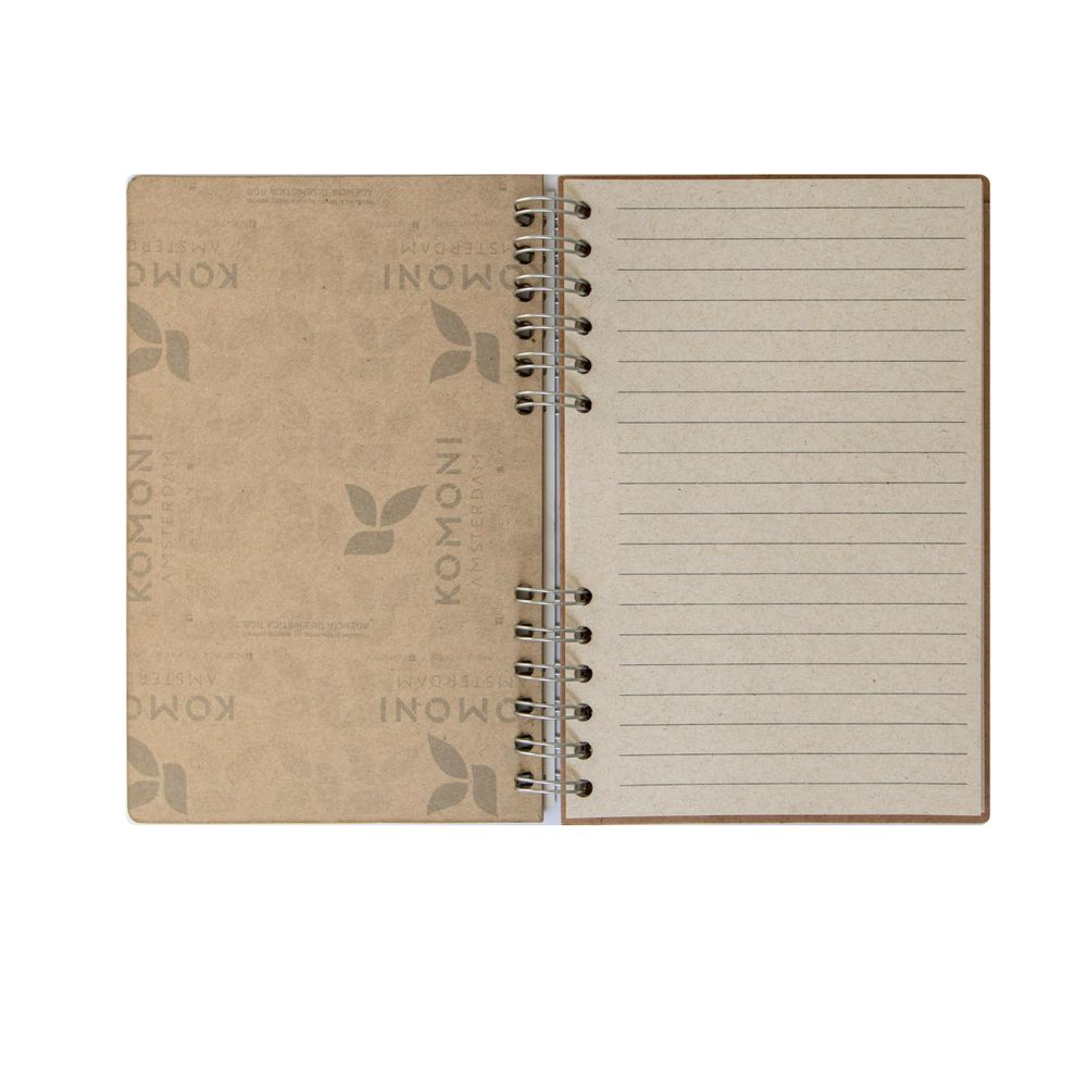 Stationery - Sustainable wooden notebook - recycled paper - Horizon - KOMONI AMSTERDAM