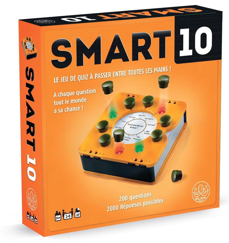 Jeux enfants - SMART10 - QUIZ FUN ET COMPACT - WILSON JEUX