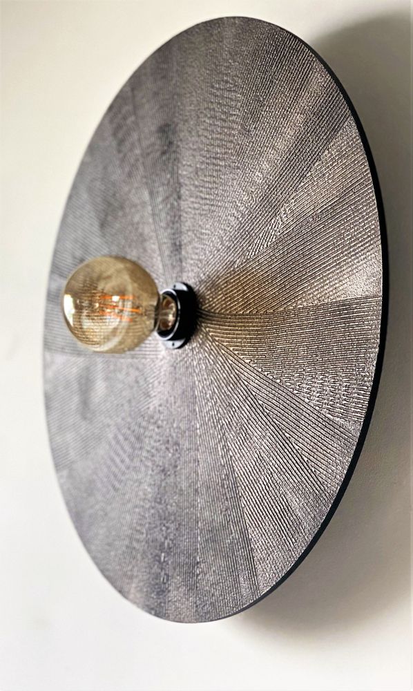 Office design and planning - L'DECLINE wall/ceiling lamp with black electric frame - L'CRAFT