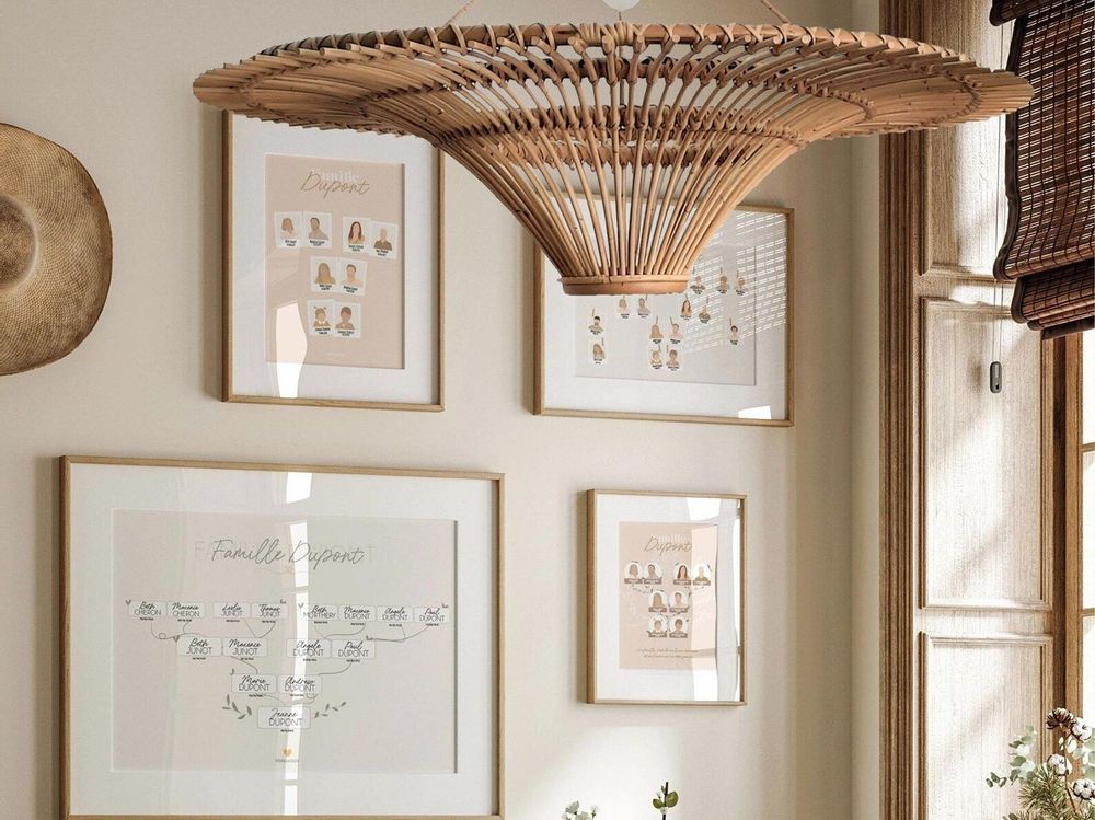 Ceiling lights - NANTUCKET RATTAN PENDANT - MY BALI LIVING