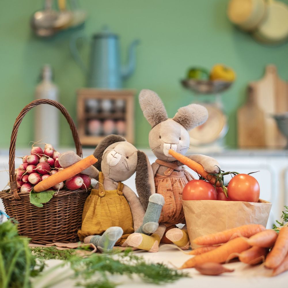 Jouets enfants - Trois petits lapins - MOULIN ROTY