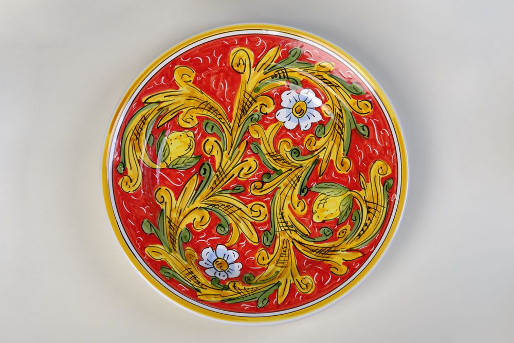 Other wall decoration - HAND-DECORATED MAJOLICA TABLEWARE\" SICILIA\” - TABLE ART AND DECO - MAISON GALA