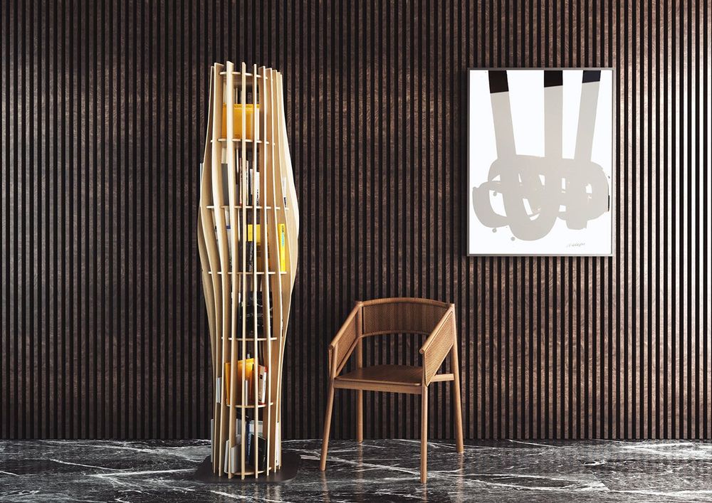 Bookshelves - Bookcase ROUAH 200 - Alexandre BOUCHER design for PIKO Edition. - PIKO EDITION.