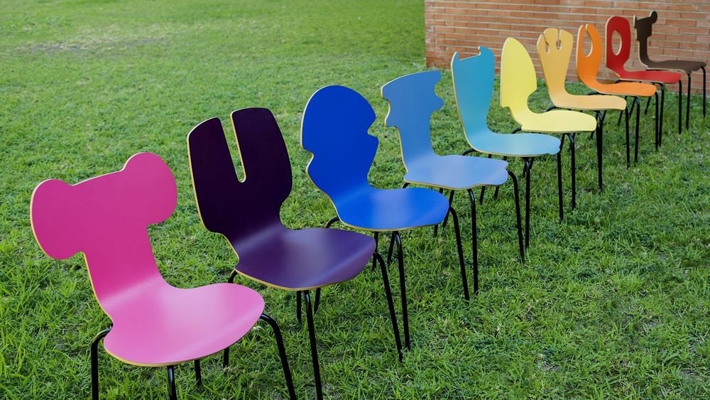 Chaises pour collectivités - Collection "Les 10 Chaises" - design Tsé & Tsé pour PIKO Edition. - PIKO EDITION.