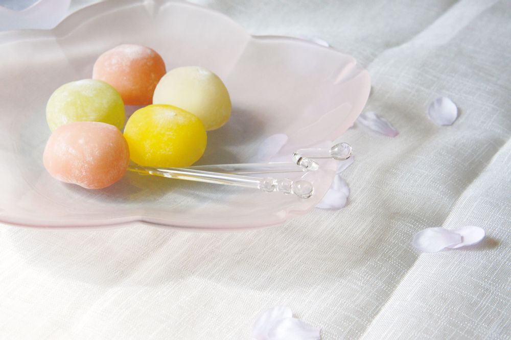 Accessoires thé et café - Set de 4 assiettes Hanahonoka - HIROTA GLASS MFG. CO., LTD.