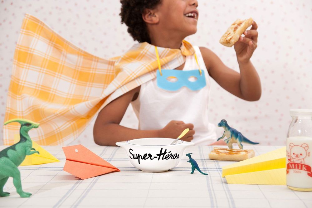 Tea and coffee accessories - SUPER HERO - BRETON BOWL REVISITED - PIED DE POULE