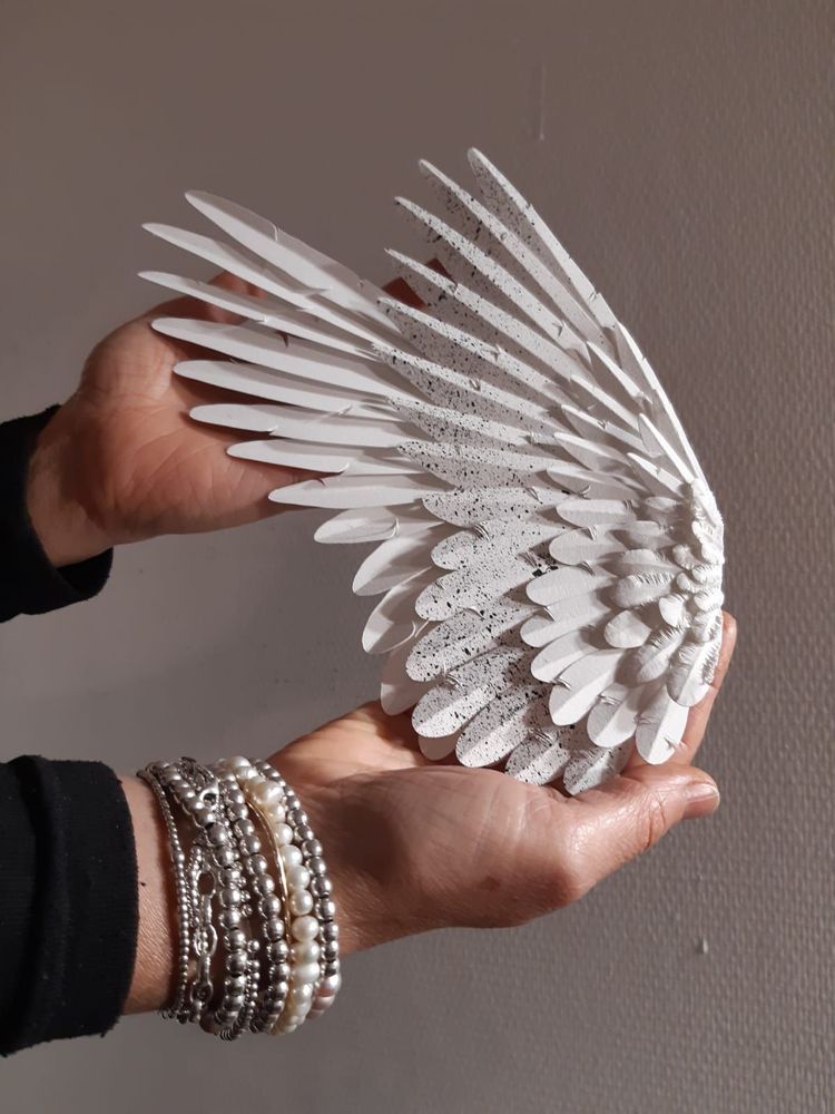Objets de décoration - Bruissement, ailes en papier, encadrées - NOLVENN LE GOFF
