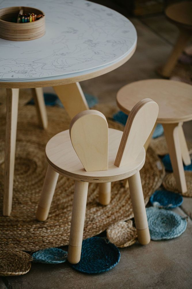 Tables et chaises pour enfant - Chaise Lapin - DRAWIN'KIDS
