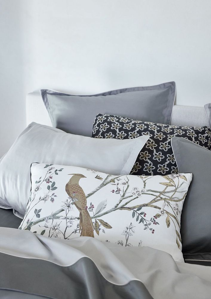 Coussins textile - Les Belles Âmes - Housse de coussin en lin imprimé - ALEXANDRE TURPAULT