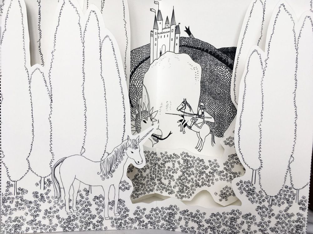 Objets de décoration - Cartes personnalisables - DIY - PRINCESSES & FÉES - COLORIAGES POPUP