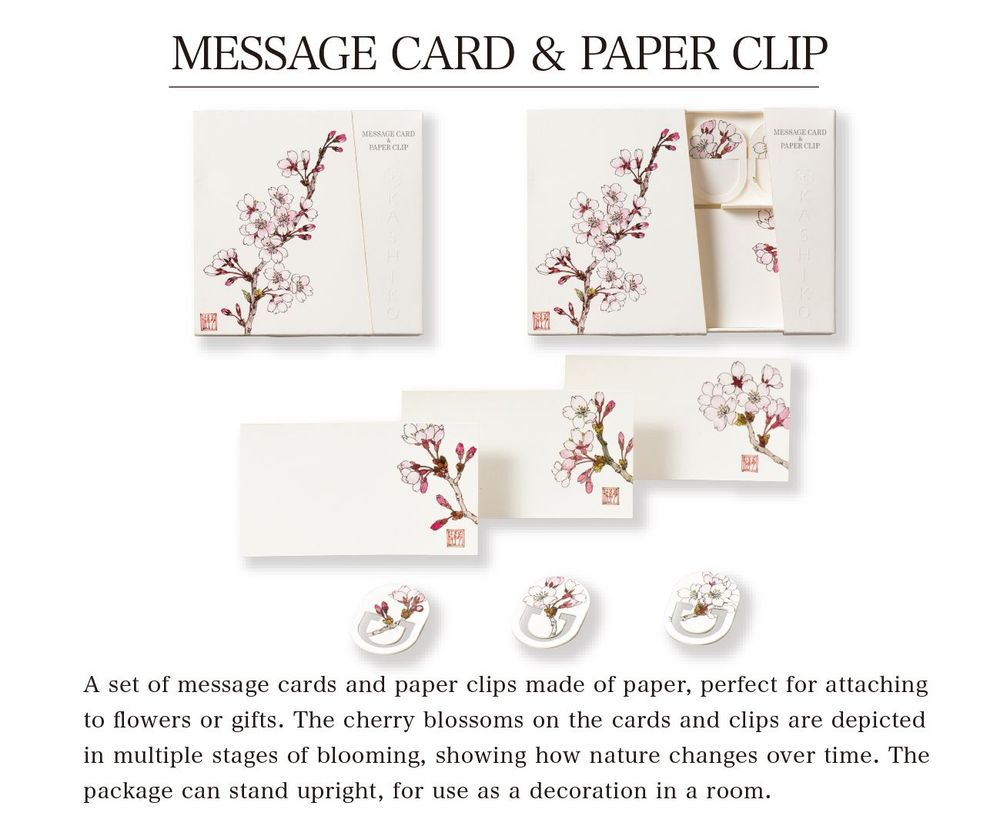 Papeterie - MESSAGE CARDS & PAPER CLIPS - NAKABI¿¿¿¿