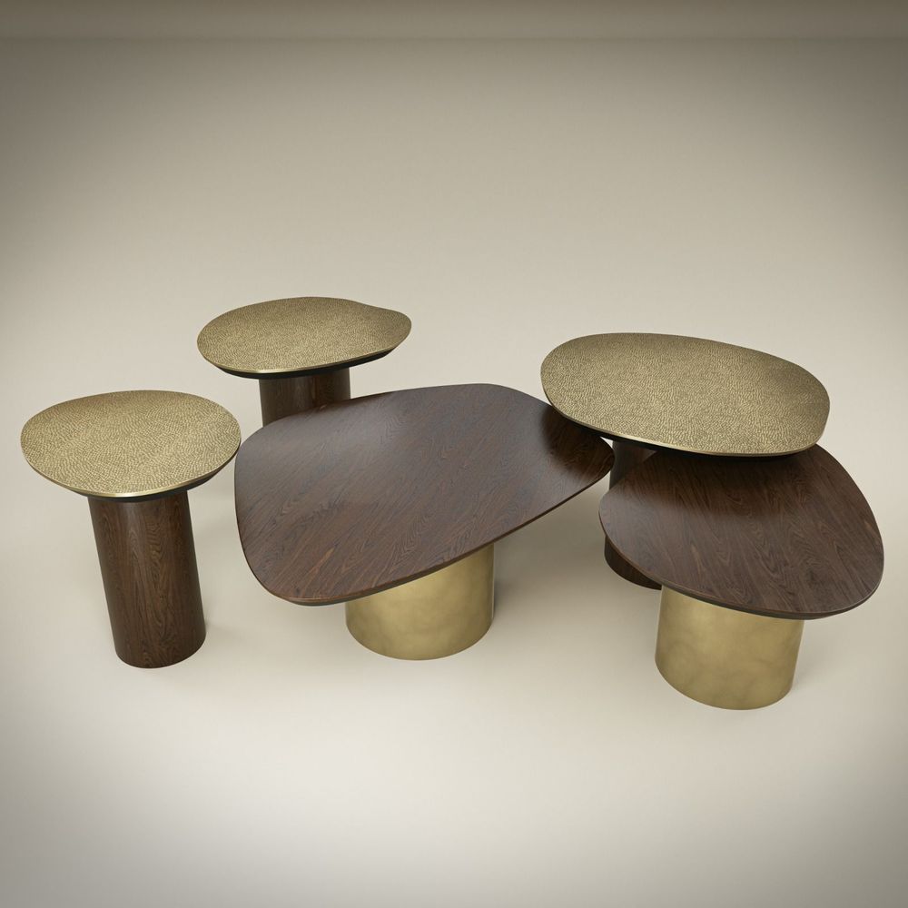 Tables basses - Tables d'appoint Empreintes - ATELIER LANDON