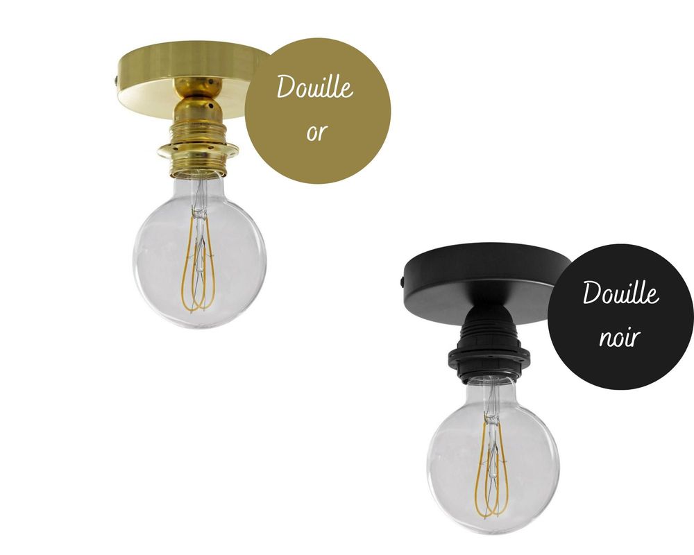 Office design and planning - L'DECLINE wall/ceiling lamp with black electric frame - L'CRAFT