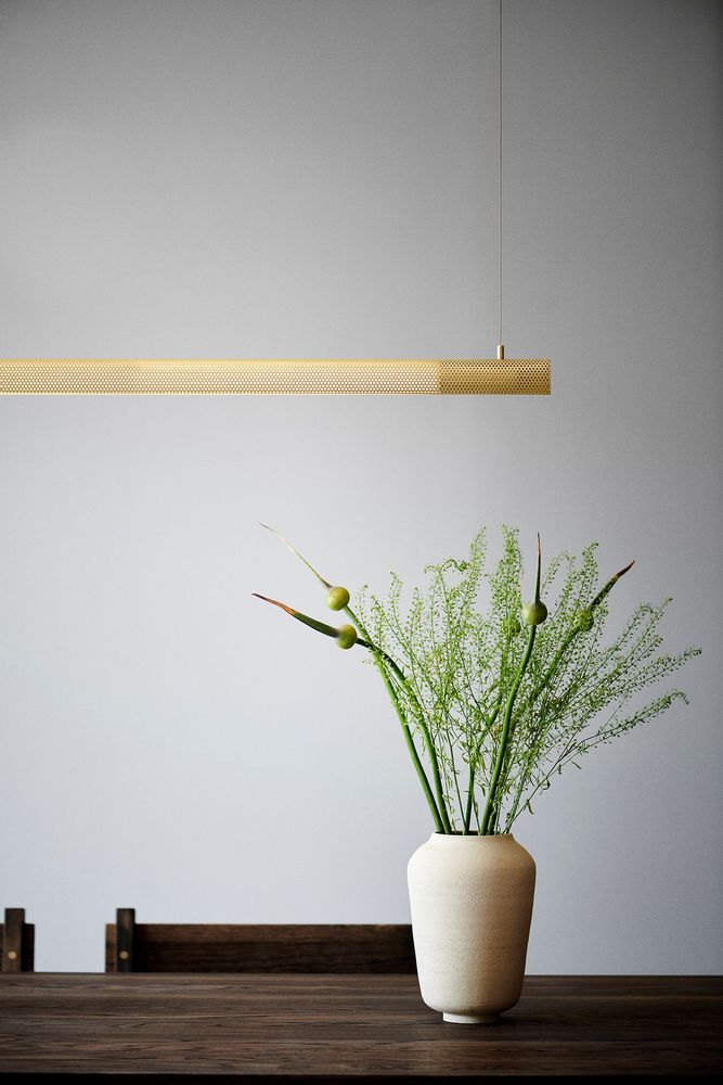 Hanging lights - Radent Pendant Lamp 1350mm in Brass - NUAD