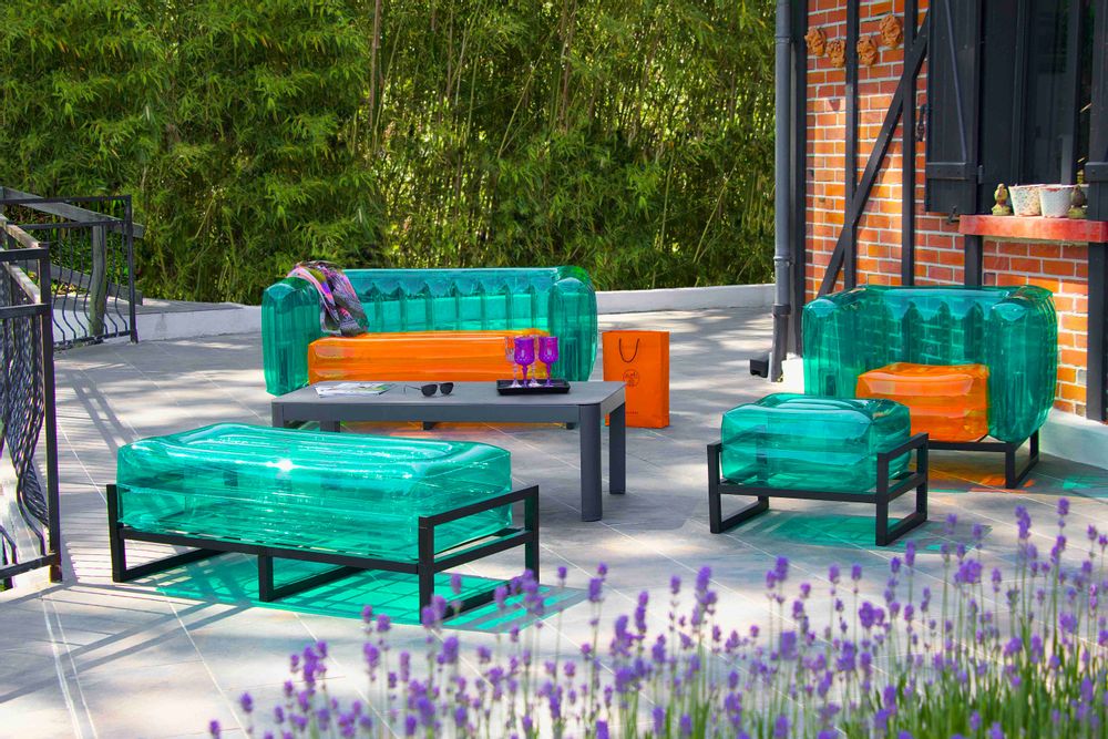 Lawn armchairs - YOMI| Armchair - Green - MW DESIGNER FURNITURE