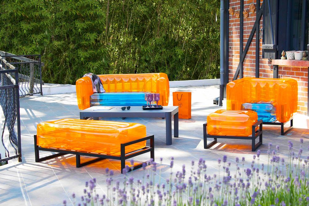 Lawn armchairs - YOMI| Design armchair - Orange - MW DESIGNER FURNITURE