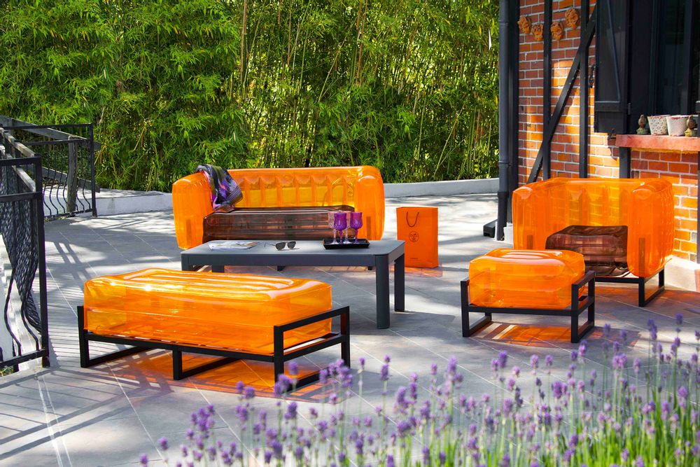 Lawn armchairs - YOMI| Design armchair - Orange - MW DESIGNER FURNITURE