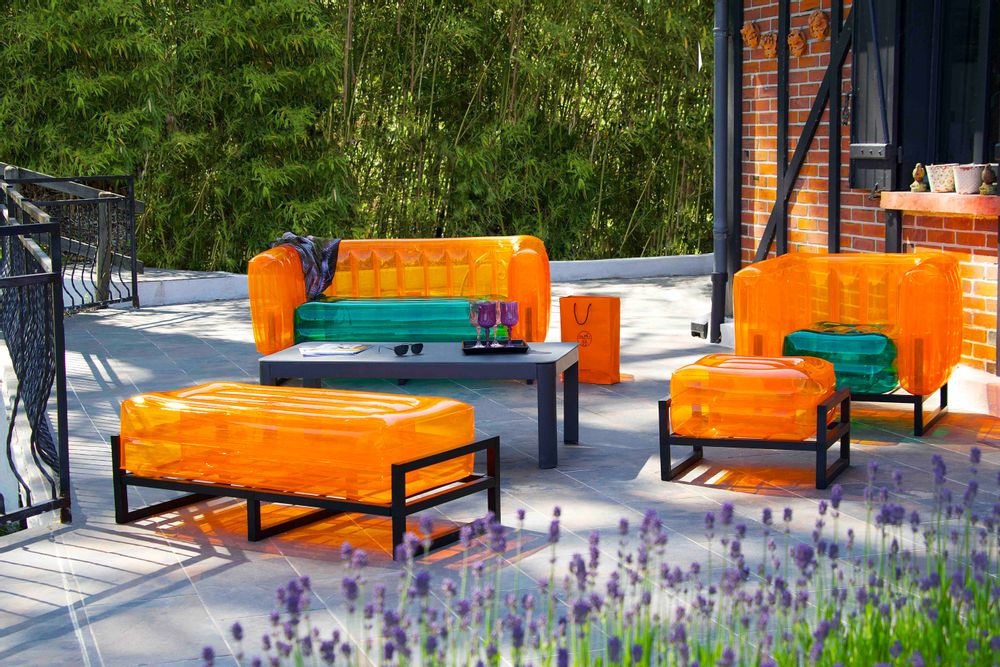Sofas - YOMI| Design sofa - Orange - MW DESIGNER FURNITURE