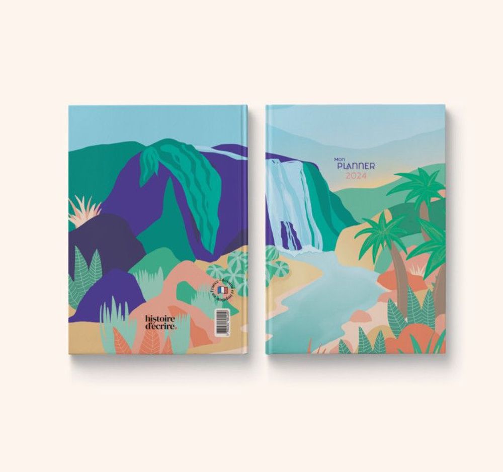Papeterie bureau - Mon Planner 2024 - Eden - Agenda ré-inventé ! - HISTOIRE D'ÉCRIRE