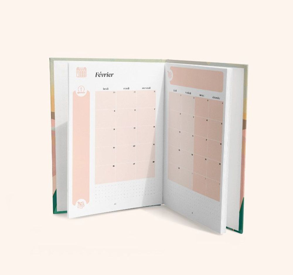 Papeterie bureau - Mon Planner 2024 - Eden - Agenda ré-inventé ! - HISTOIRE D'ÉCRIRE