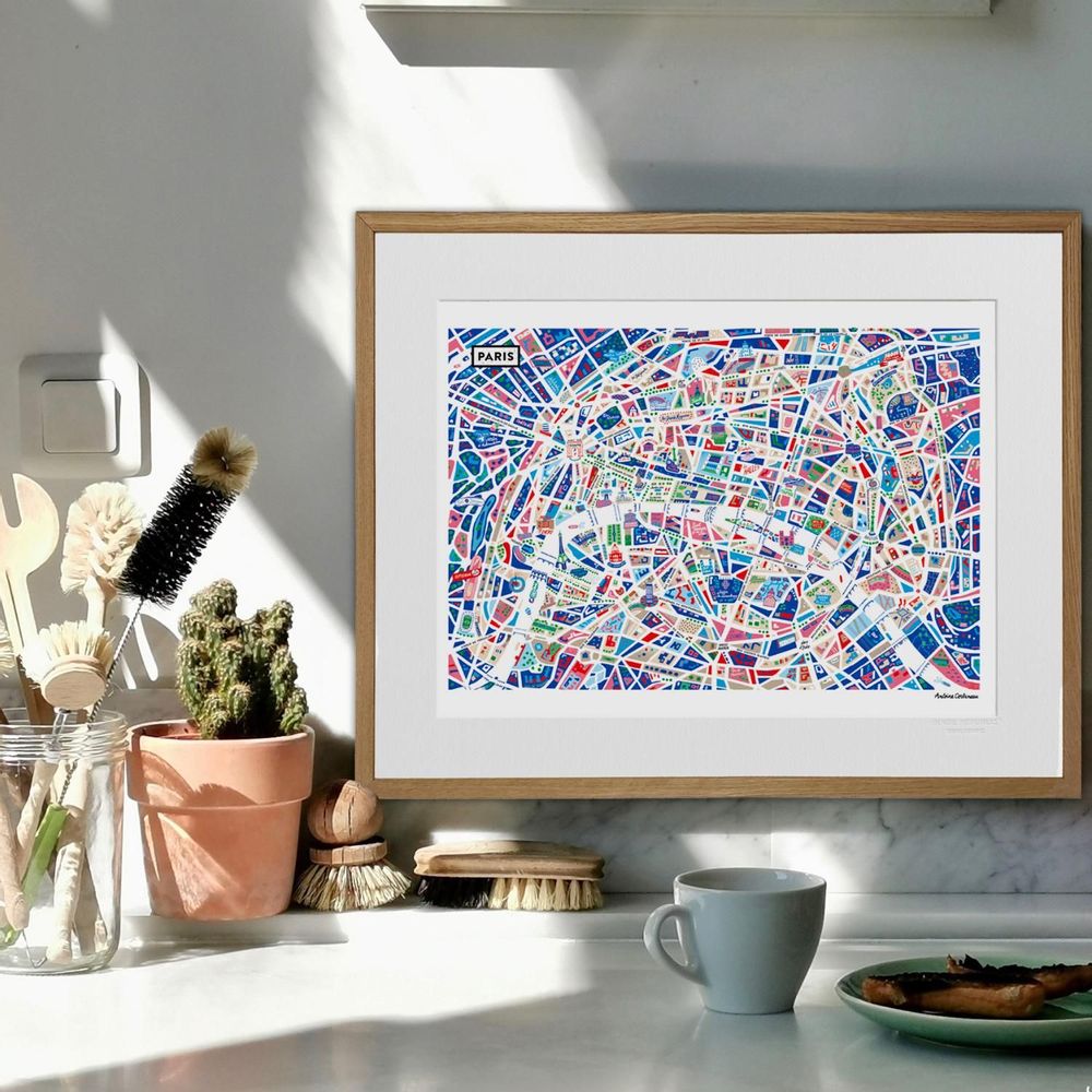 Affiches - Antoine Corbineau Plans de Villes - Affiches - IMAGE REPUBLIC :