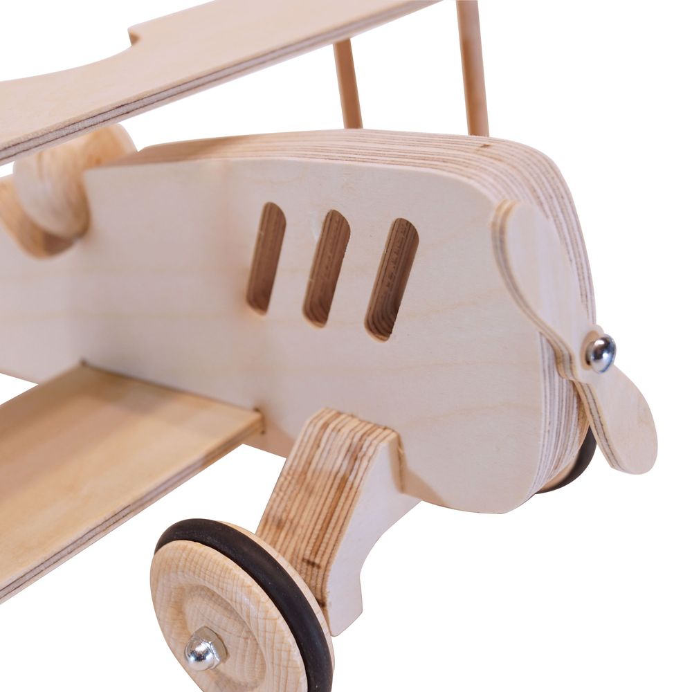 Children's arts and crafts - Saint Ex’s plane, a wooden plane to build and decorate - MANUFACTURE EN FAMILLE