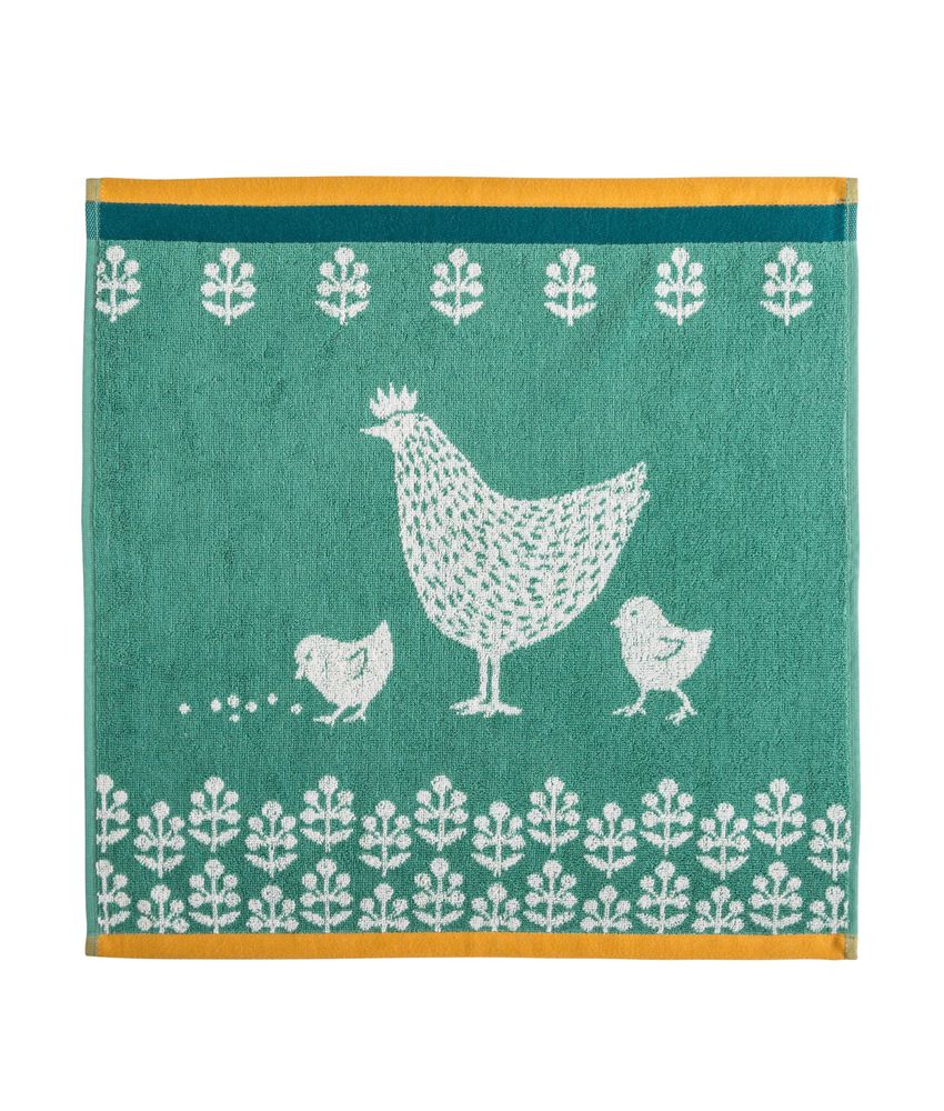 Torchons textile - Cocotte / Carré éponge en jacquard - COUCKE