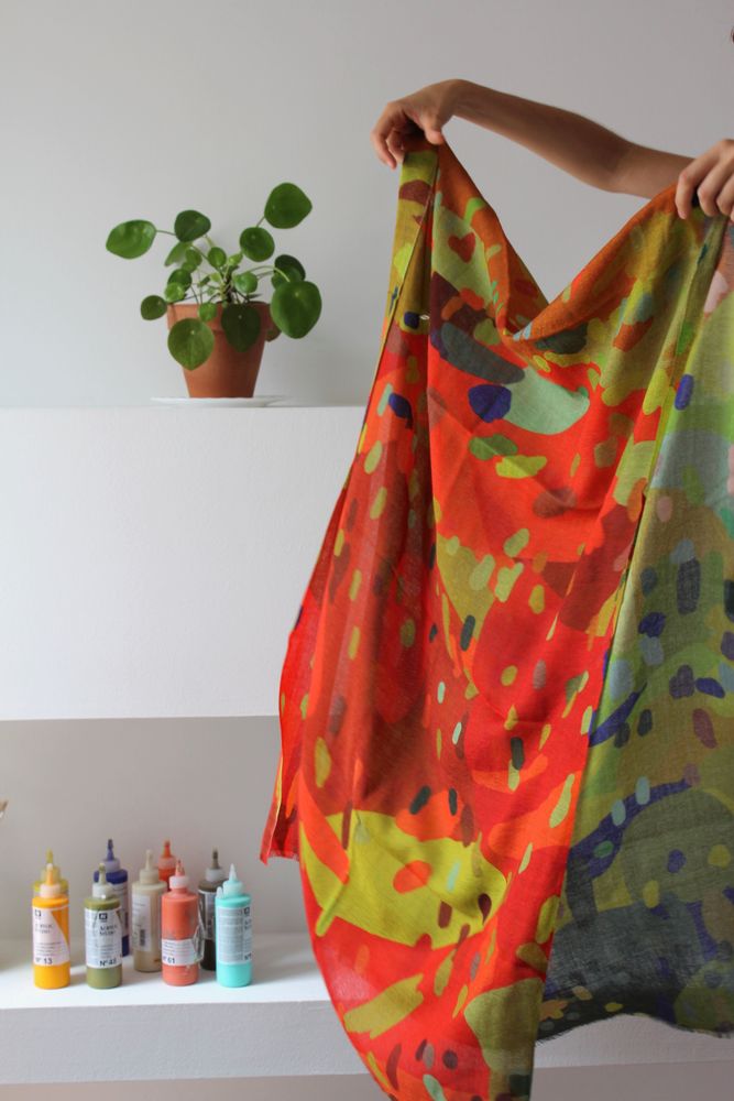 Foulards et écharpes - FOULARD VOLCANIQUE - SKANDAL