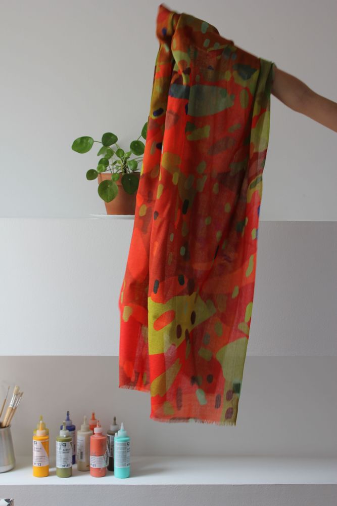 Foulards et écharpes - FOULARD VOLCANIQUE - SKANDAL