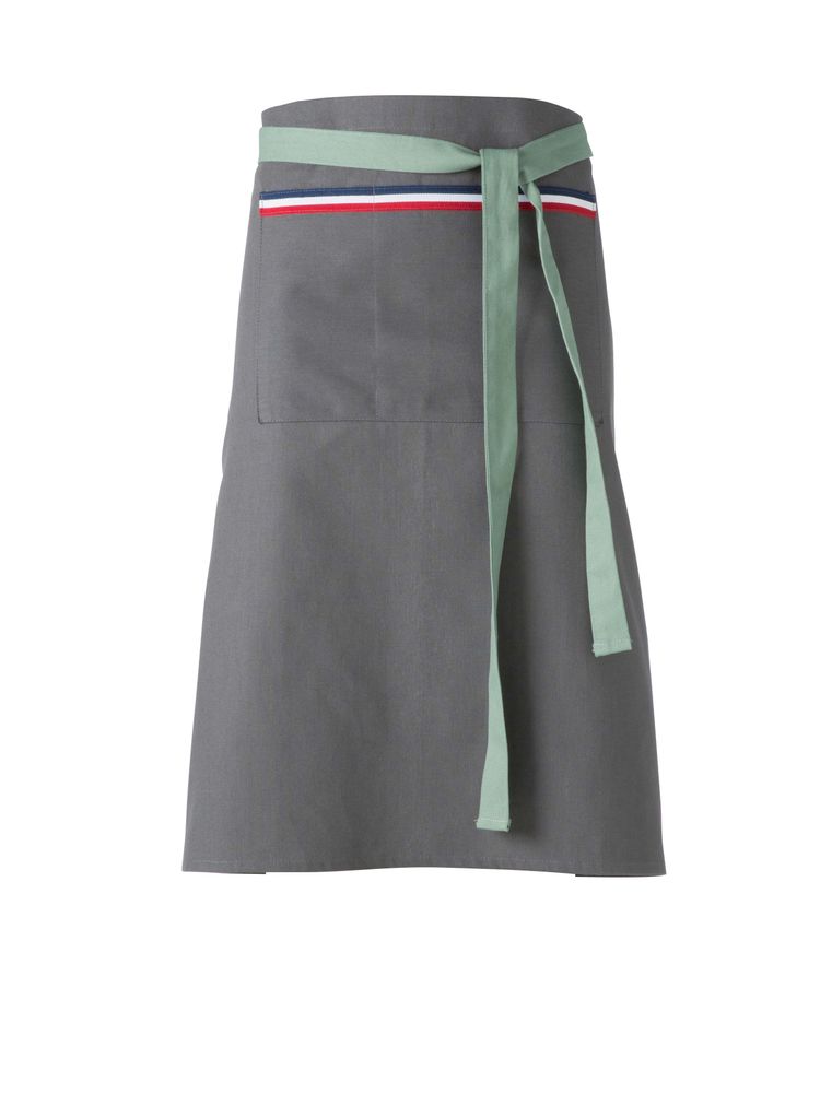 Linge d'office - Bistronome Ardoise / Tablier sans bavette en coton - COUCKE