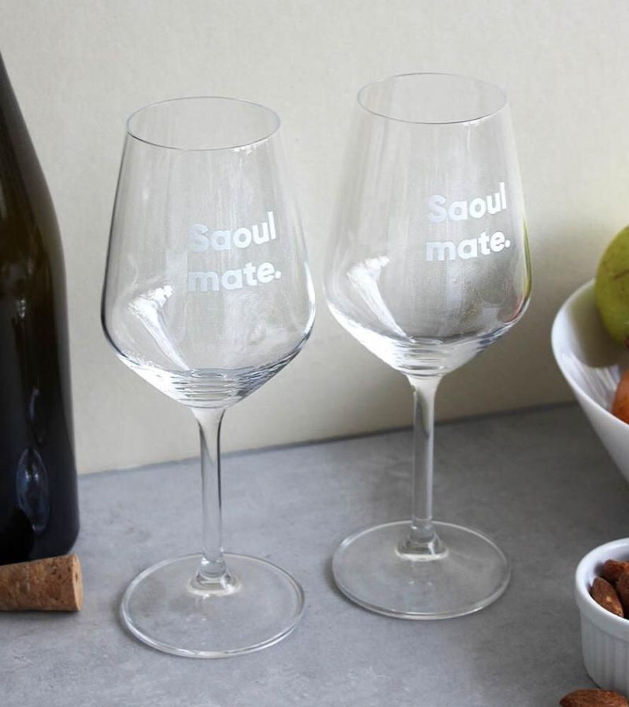 Gifts - Box of two wine glasses - Drunk Mate - L'AVANT GARDISTE