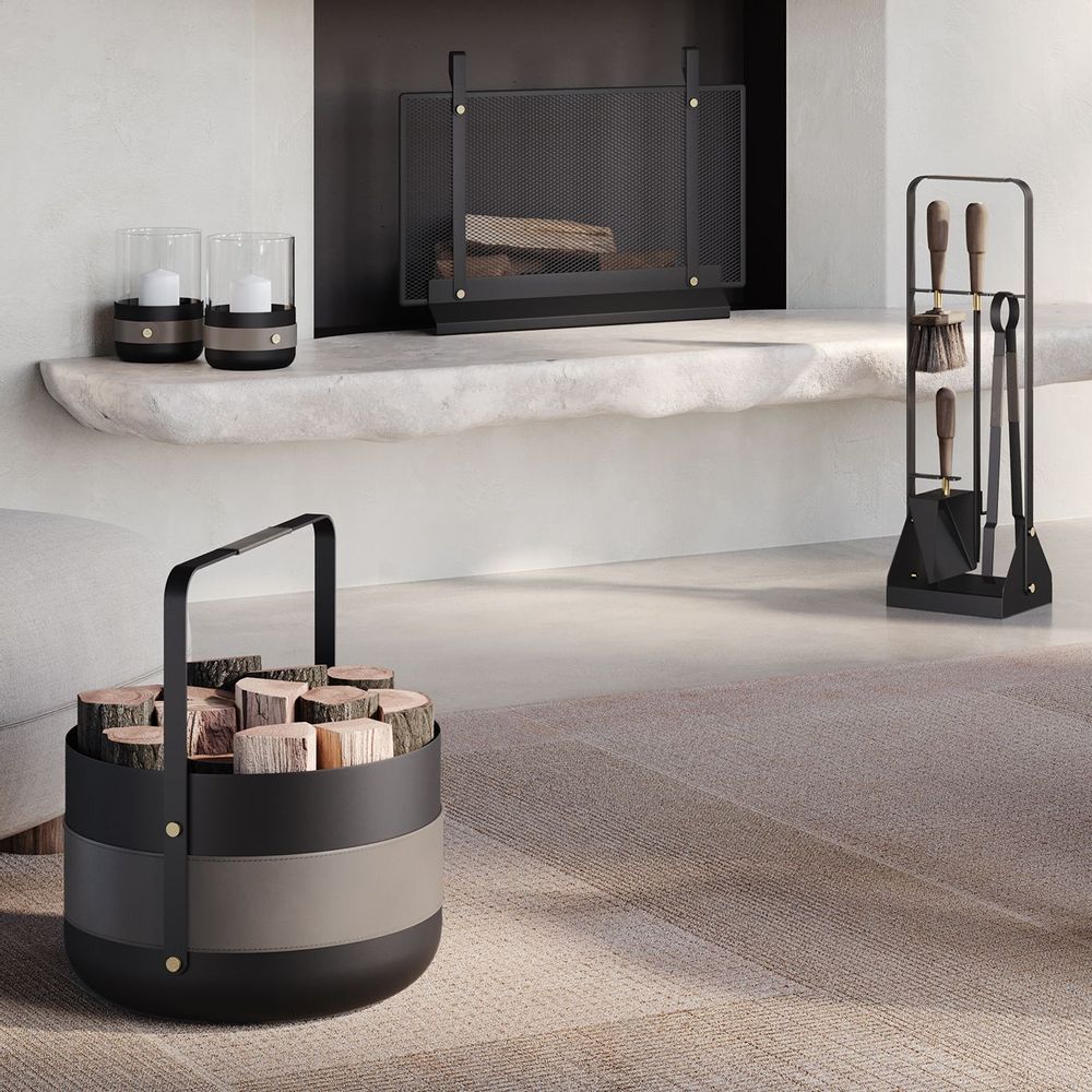 Fireplaces - Emma Basket - Graphite - ELDVARM