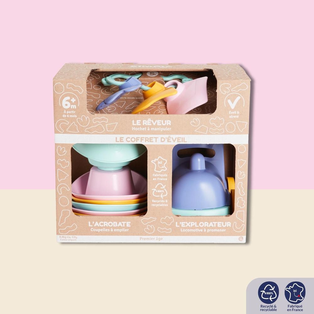 Toys - My first early childhood toys - Trio set - SIMPLE. (BY LE JOUET SIMPLE)