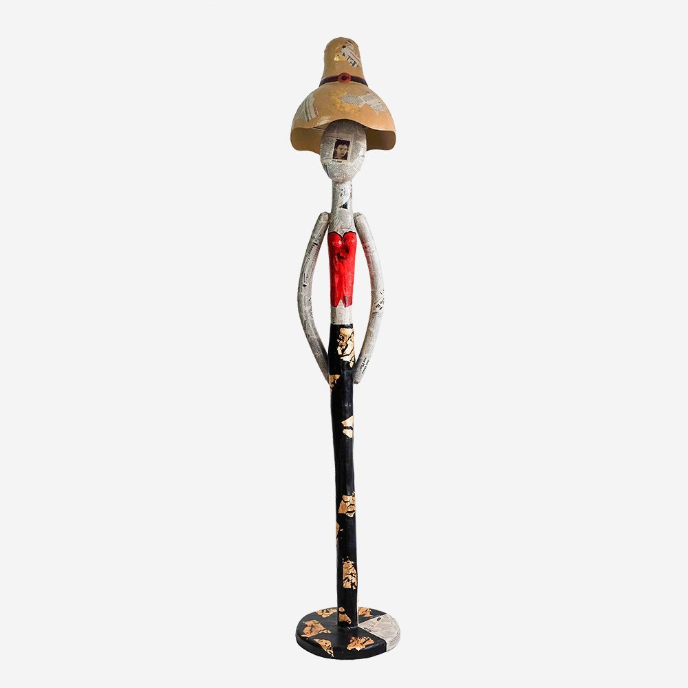 Floor lamps - CAMILA - Papier-mâché Floor Lamp - SKITSO