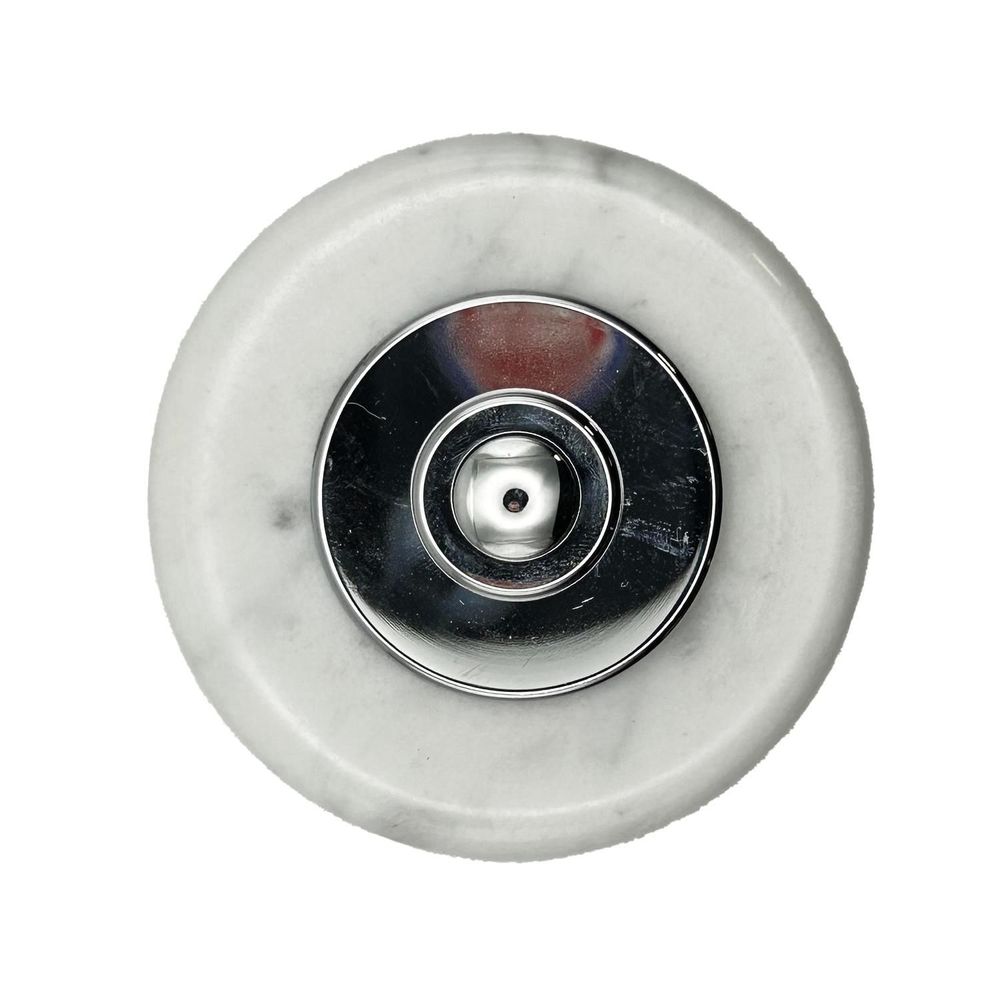 Decorative objects - D70 Marble Doorbell with Chrome Collar - LA FÉE SONNETTE