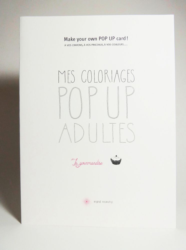 Decorative objects - Customizable card - DIY - Gourmandise - COLORIAGES POPUP